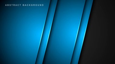 Üst üste binen üç boyutlu arkaplan. Vektör illüstrasyonu