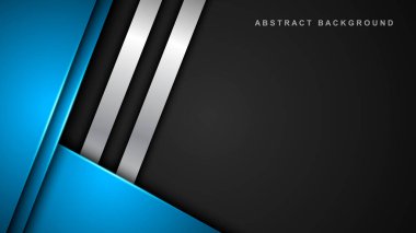 Soyut lüks arka plan, çizgili, 3D gerçekçi kağıt kesim tarzı. Vektör illüstrasyonu.