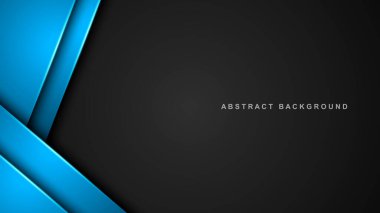 Kağıt kesiği tarzında soyut bir arkaplan. İş şablonları için. Vektör illüstrasyonu.