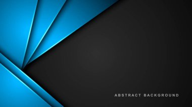 Soyut örtüşen arkaplan. Lüks parlak çizgileri olan modern arkaplan vektör illüstrasyonu.