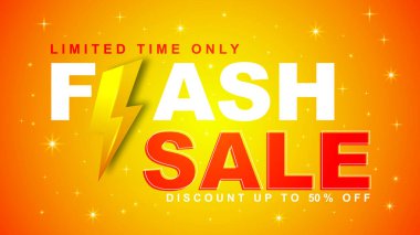 Flaş satış afişi arka planı. vektör illüstrasyonu