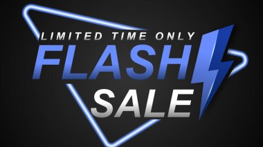 Flaş satış afişi arka planı. vektör illüstrasyonu