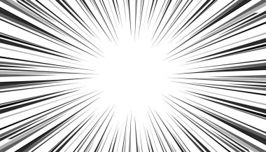 Hız çizgisi manga etkisi. 