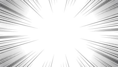 Vektör pop sanatının komik geçmişi. Siyah çizgi şekilli soyut tasarım. Vektör illüstrasyon tasarımı