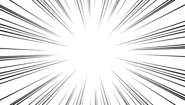 Çizgi romandaki siyah beyaz çizgiler. Manga hız çerçevesi. Süper kahraman hareketi.