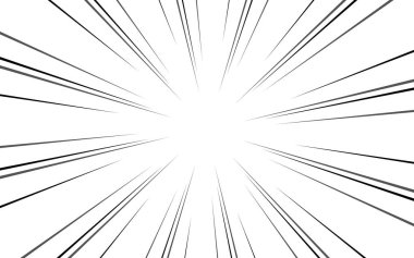 Pop Art Manga çizgi romanı. Siyah ve beyaz vektör çizimi.