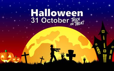 Cadılar Bayramı kutlaması için düz arkaplan