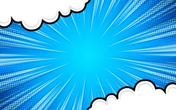 karikatür bulutlu çizgi roman arkaplanı.