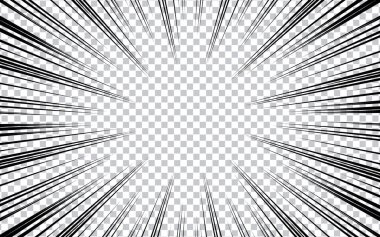 Manga ve çizgi roman tarzı yoğunlaştırılmış çizgi çerçeve vurgulamak istediğiniz zaman kullanılabilir. Vektör illüstrasyonu