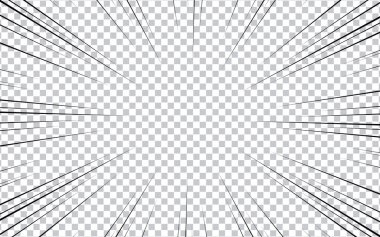 Soyut çizgili manga mizahı. vektör illüstrasyonu.