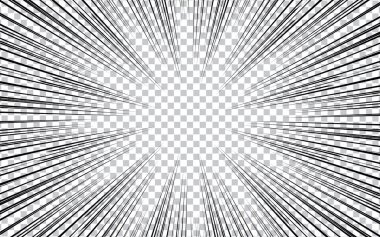 Çizgi roman pop sanatı güneş ışınları arka planı yarım tonla etkiler. Siyah ve beyaz soyut vektör arkaplanı.