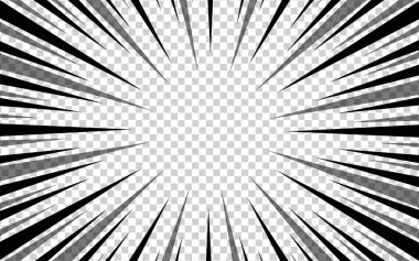 Yarım tonlu siyah beyaz manga çizgi roman arkaplanı.