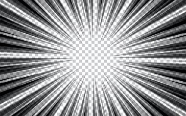 siyah ve beyaz manga çizgi roman koleksiyonu, Vektör illüstrasyonu.