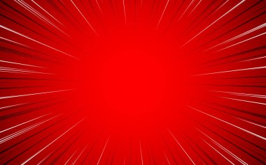 Pop sanat tarzı çizgi roman arka planı ve boş bir alan. Şablon desenli ışınlar, noktalar ve yarım ton efektleri. Vektör illüstrasyonu.