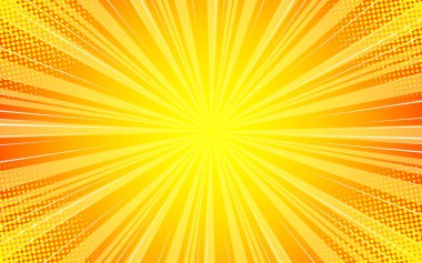 Pop art çizgi roman efekti yarım tonlu arka plan.