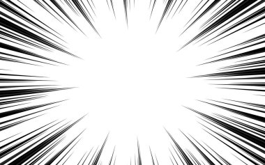 Patlama geçmişi. Manga hız çerçevesi. Süper kahraman hareketi. Çizgi romanlar için radikal çizgiler