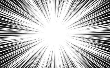 Çizgi roman patlama arkaplanı. Vektör illüstrasyonu.