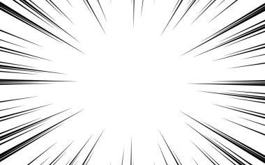 Siyah ve beyaz hız çizgi roman vektör dokusu.