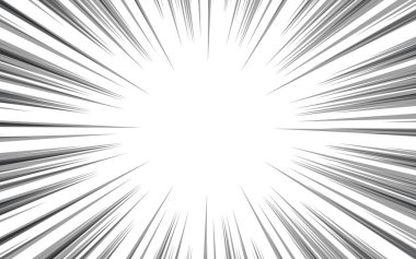 Pop Art Manga çizgi romanı. Siyah ve beyaz vektör çizimi.