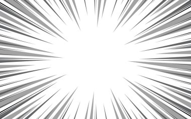 Çizgi roman aksiyon çizgileri. Hız çizgileri. Manga çerçeveleri. Çizgi film geçmişleri. Siyah ve beyaz retro vektör çizimleri.