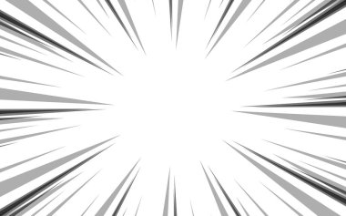 Pop Art Manga çizgi romanı. Siyah ve beyaz vektör çizimi.