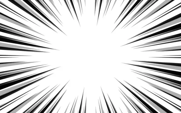 Boş siyah ve beyaz çizgi roman özet arkaplan şablonu.