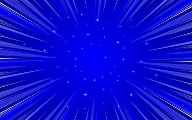 Light ray comic action explosion background vector illustration.
