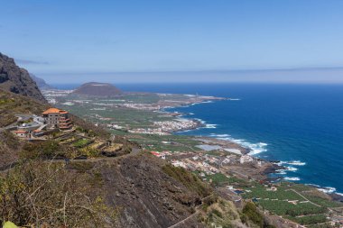 Baja Adası, Tenerife 'nin kuzeybatısında bir bölge, Mirador de Atalaya, El Tanque, Tenerife, Kanarya Adaları, İspanya