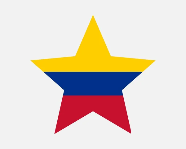 Σημαία Της Κολομβίας Κολομβιανή Σημαία Χώρα Εθνικό Banner Εικονίδιο Διάνυσμα — Διανυσματικό Αρχείο