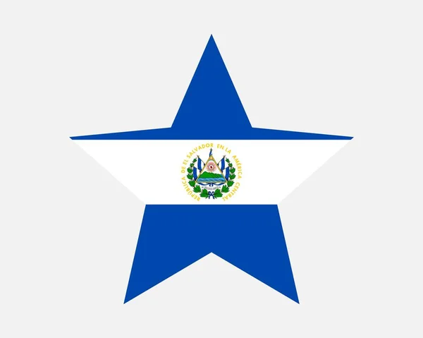 Salvador Star Flag — Stock vektor