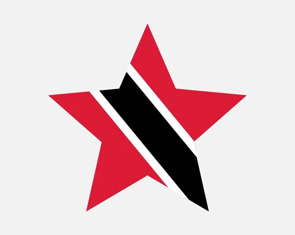 Trinidad Und Tobago Sternenflagge — Stockvektor