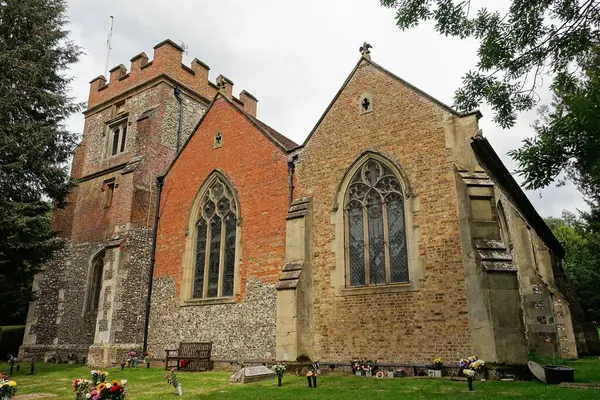 Szent Mária Templom Church Hill Harefield Uxbridge London Anglia Egyesült — Stock Fotó