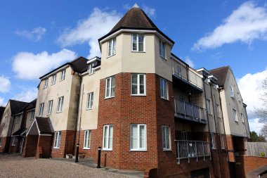 Castlegate lüks apartmanlar geliştirme, Chenies Road, Chorleywood, Hertfordshire, İngiltere
