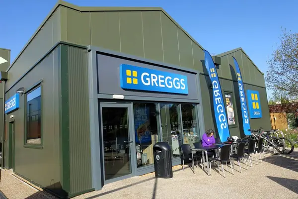 Магазин Хлібобулочних Виробів Greggs Unit Watford Business Park Faraday Close — стокове фото