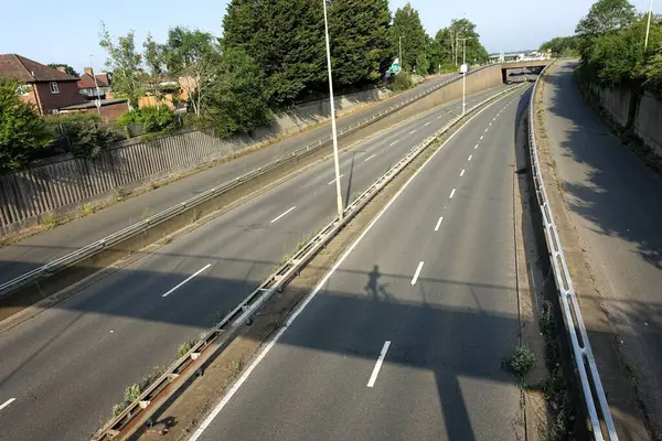 stock image View of the A41 road in Leavesden, North Watford, Hertfordshire, England, UK