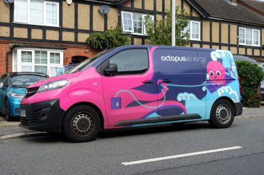 Ahtapot Enerji Peugeot ticari minibüsü. Ahtapot Enerji Grubu İngiliz yenilenebilir enerjisidir