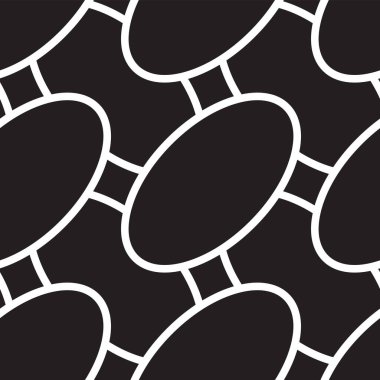 Elipslerin soyut dikişsiz geometrik deseni