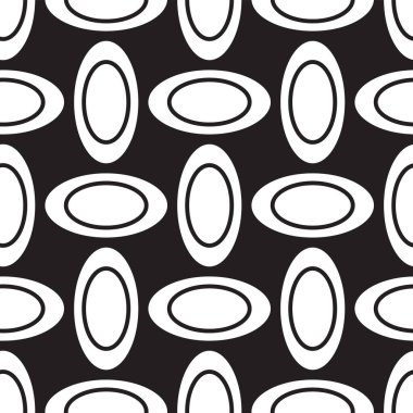 Elipslerin soyut dikişsiz geometrik deseni