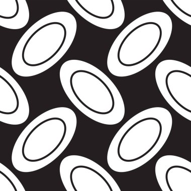 Elipslerin soyut dikişsiz geometrik deseni