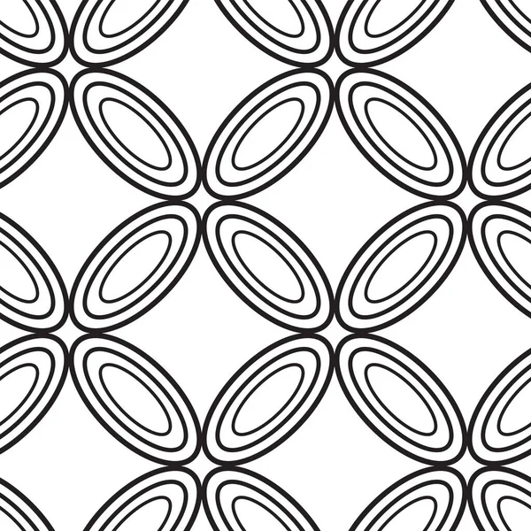 Elipslerin soyut dikişsiz geometrik deseni