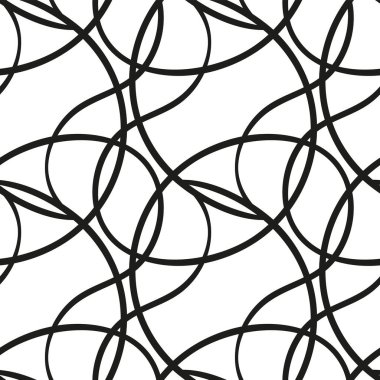 Karışık çizgilerin kusursuz soyut deseni