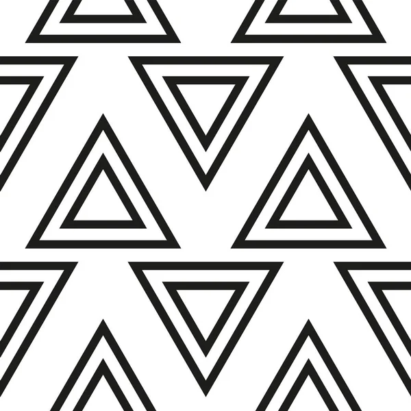 Бесшовный Векторный Рисунок Треугольниками — стоковый вектор