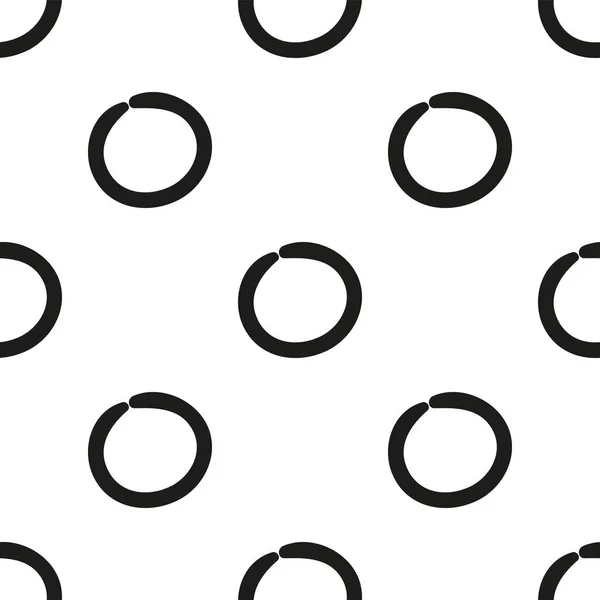 Bezproblémový Abstraktní Vzor Ručně Kreslenými Kruhy — Stockový vektor
