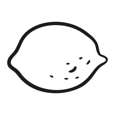 Lemon. Hand drawn vector illustration.