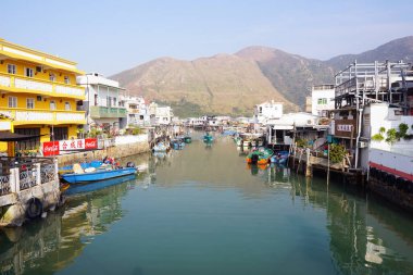 Liman ve tekne manzarası