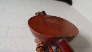 Ancient African violin. High quality 4k footage