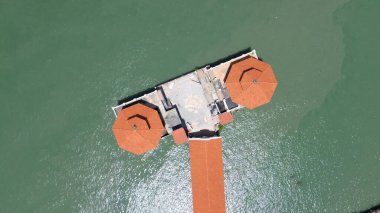 Deniz ve okyanusun havadan görünüşü