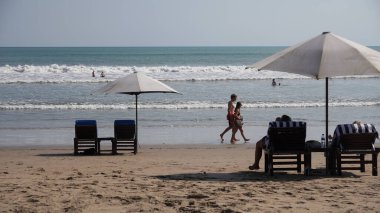 Tayland 'da şemsiyeli plaj