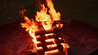close - up of a barbecue