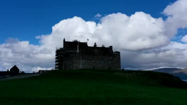 Κάστρο Duart Είναι Ένα Κάστρο Στη Νήσο Του Mull Στα — Αρχείο Βίντεο